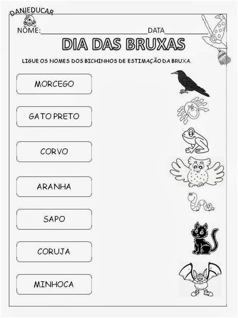 Atividades De Alfabetiza O Dia Das Bruxas Atividades Para O Dia