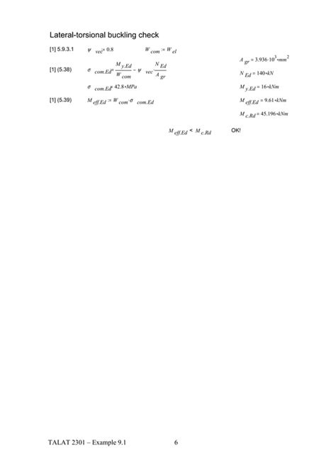 Talat Lecture Design Of Members Example Tension Force And