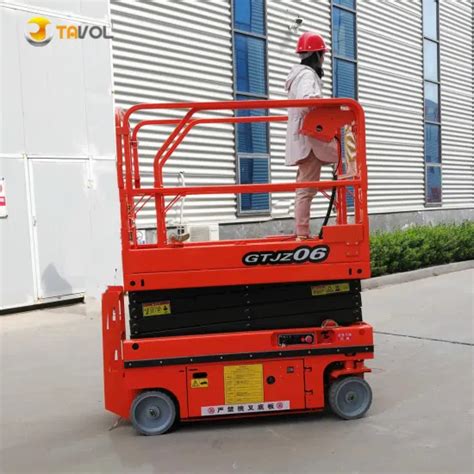 Battery Work Lift 6m 8m 10m 12m Aerial Work Platform Self Propelled