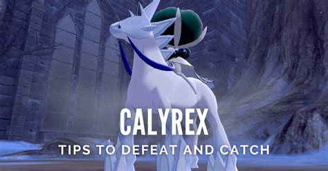 Pok Mon Sword And Shield Crown Tundra Tips To Defeat And Catch Calyrex