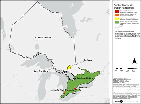 National Air Quality Management System | Air Quality in Ontario 2021