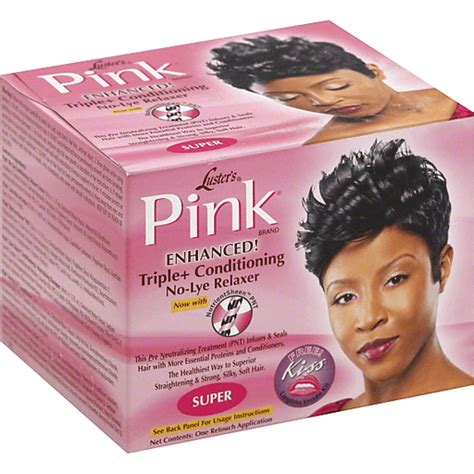 Pink No Lye Relaxer Triple Conditioning Super Stuffing Foodtown