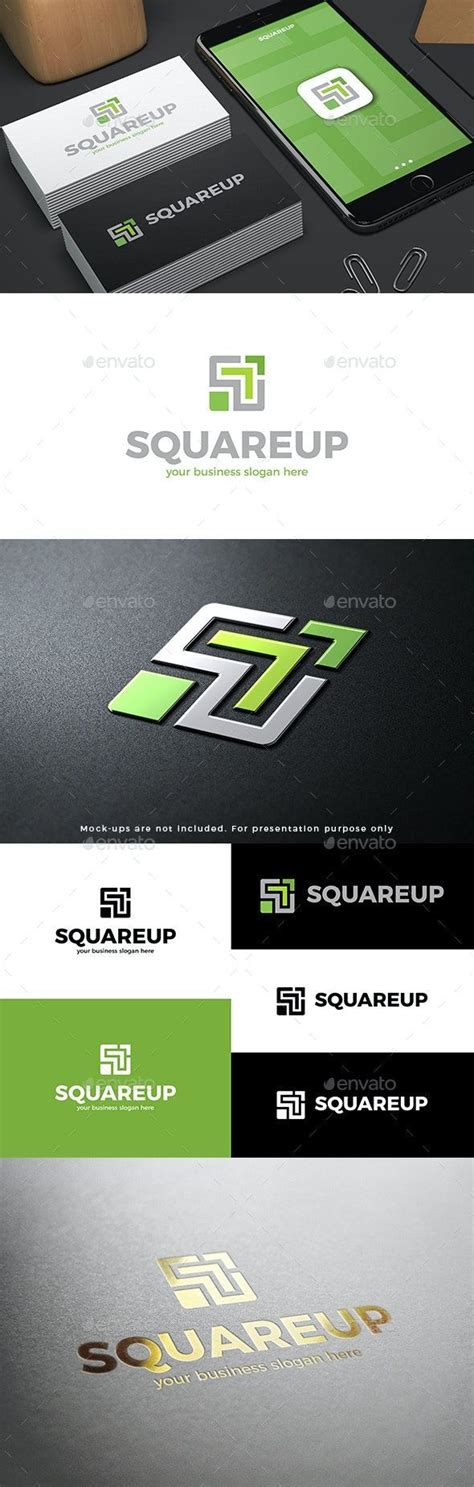 Square Up Logo In Three Colors