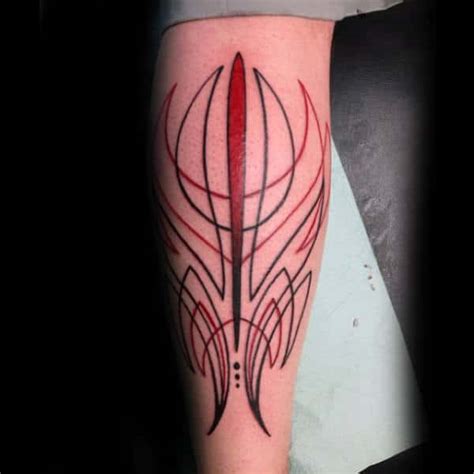 30 Fancy Pinstripe Tattoos For Men 2023 Inspiration Guide