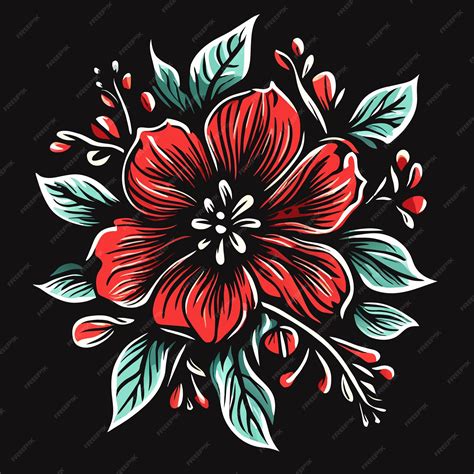 Premium Vector Artistic Floral Corners Embracing Pure Serenity