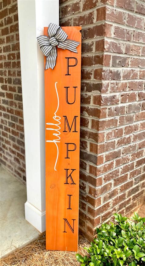 Hello Pumpkin Porch Leanerhello Pumpkinporch Leanerporch Etsy