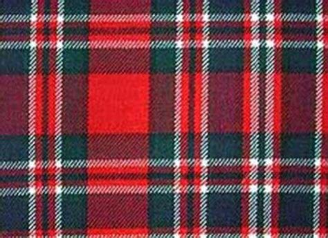 Macfarlane Tartan Material And Fabric Swatches Scots Connection