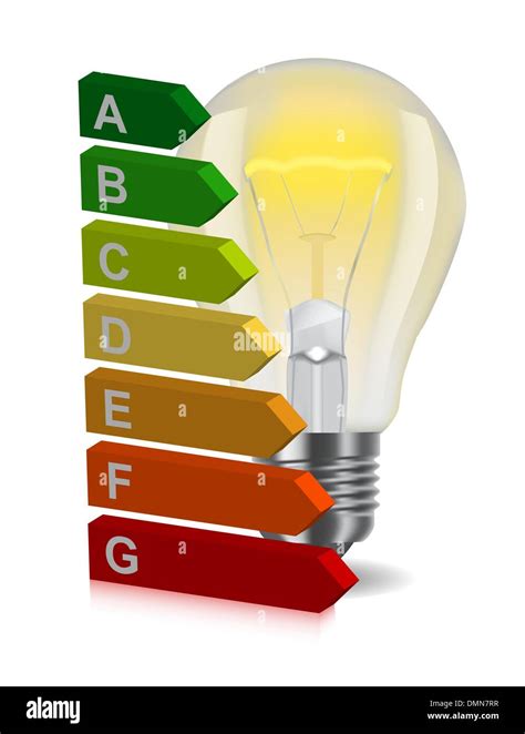 Bulb And Energy Classification Stock Vector Image Art Alamy