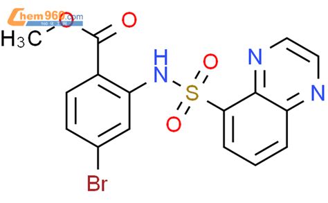 844646 90 8 Benzoic Acid 4 Bromo 2 5 Quinoxalinylsulfonyl Amino