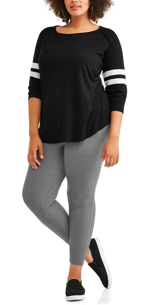 Womens Plus Size Super Soft Elastic Waistband Full Length Legging