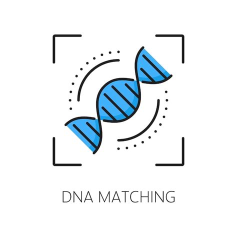 Premium Vector Dna Matching Biometric Identification Recognition