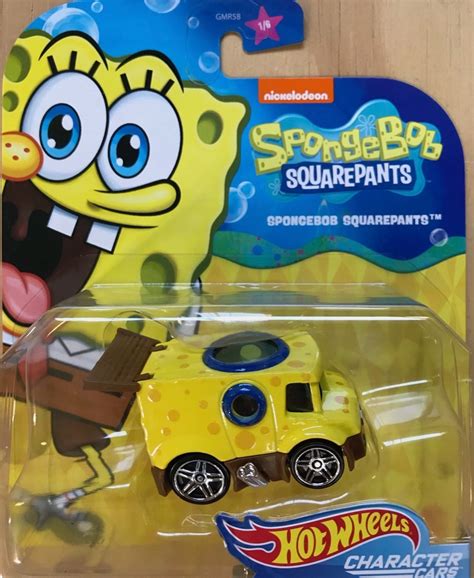 Hot Wheels Character Cars Bob Esponja Nickelodeon Calamardo Mercadolibre