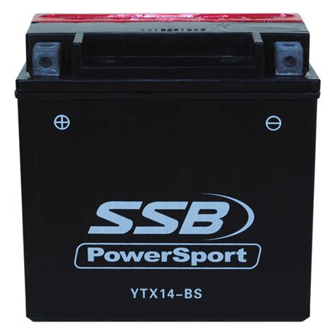 Ytx14 Bs Ssb Powersport Mf Motorcycle Battery Superstart Batteries