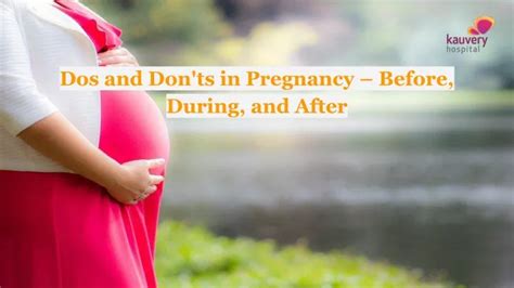 PPT Dos And Don Ts In Pregnancy Before During And After