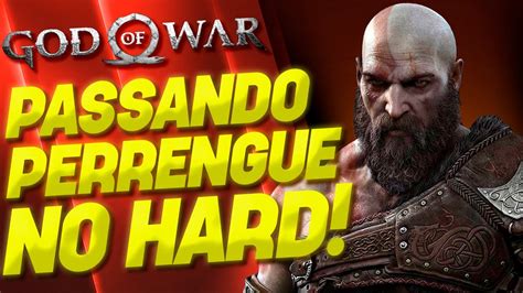 LIVE PASSANDO NERVOSO NO HARD GOD OF WAR 2018 NA MARATONA RAGNAROK