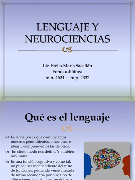 Lenguaje Y Neurociencias Pdf Afasia Hemisferio Cerebral