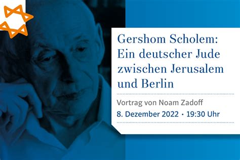 Gershom Scholem Ein Deutscher Jude Zwischen Jerusalem Und Berlin