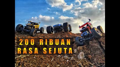 Remot Kontrol Rock Crawler 200 Ribuan Mobil Offroad 2 4GHZ 4WD Murah