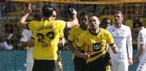 el borussia dortmund empata  dice adios  la bundesliga de la forma