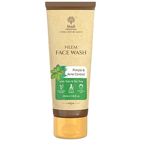 Buy Khadi Essentials Neem Face Wash With Tulsi Tea Tree For Pimple