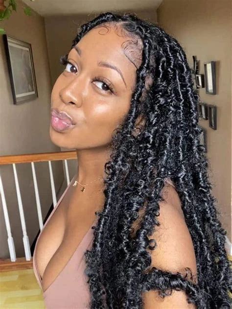 Braided Wigs Butterfly Locs Full Lace Wig For Black Women Cheap Price