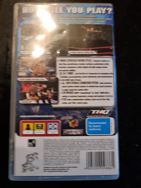 Wwe Smackdown Vs Raw Psp Pal Wrestling John Cena The