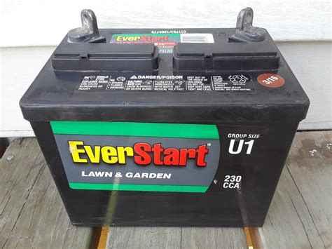 Everstart Lead Acid Lawn Garden Battery Group Size U1 12 Volt230 Cca Ph