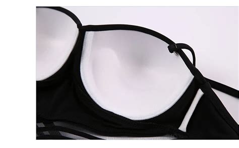 FREE SHIPPING Mesh Patchwork Bikini JKP