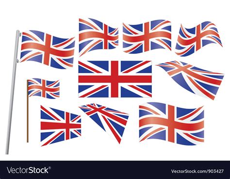 Union Jack flag Royalty Free Vector Image - VectorStock