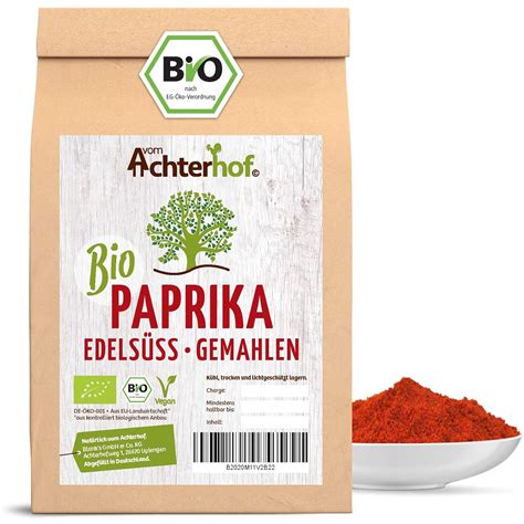 Bio Paprika edelsüß rot gemahlen 1kg Paprikapulver süß PREMIUM