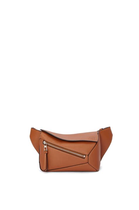 Loewe Mini Puzzle Bumbag In Classic Calfskin REVERSIBLE