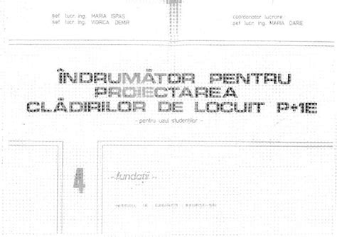 Pdf Indrumator Pentru Proiectarea Cladirilor De Locuit P Fundatii