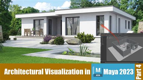 Architectural Visualization In Maya Part Youtube