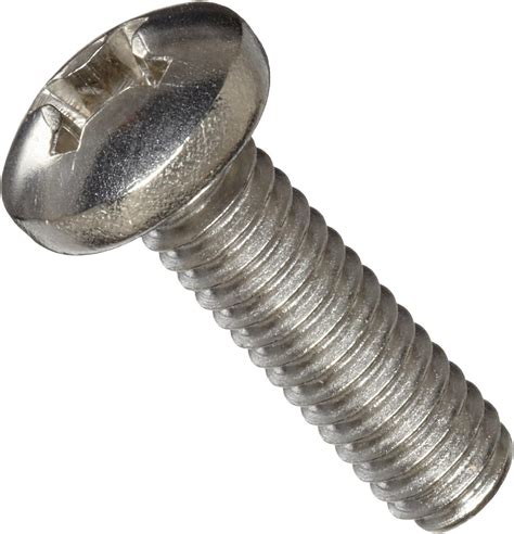 M1 6 1 6 Mm X 0 35 Tornillo De Cabeza Phillips De Acero Inoxidable 18