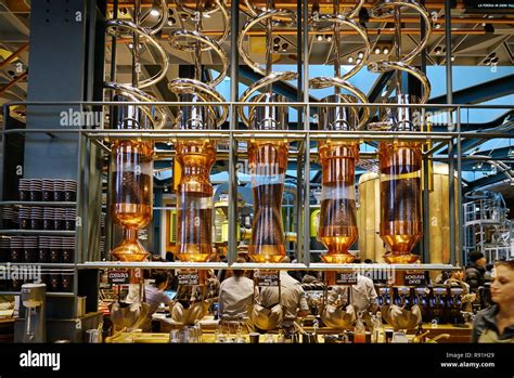 Milan Italy December 2018 The Starbucks Reserve Roastery And