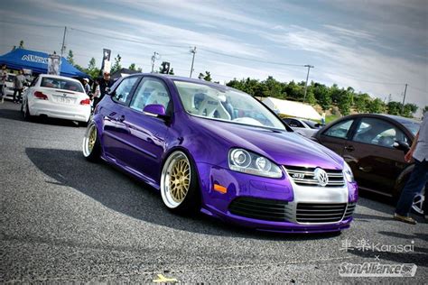 Vw Golf R32 Purple Ccw Lm20 2 Rides And Styling Vw Golf Purple Car European Cars