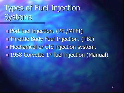 Ppt Fuel Injection Systems Powerpoint Presentation Id