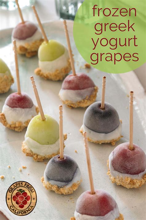 Yogurt Dipped Frozen Grapes Artofit