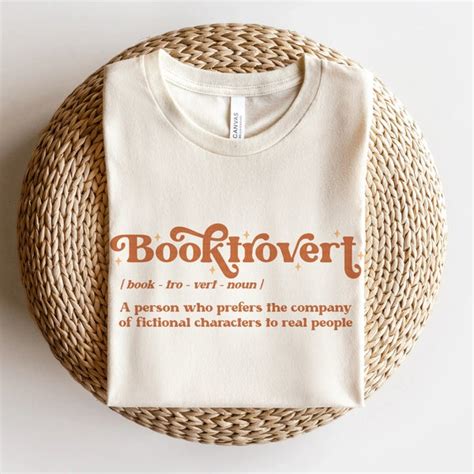 Booktrovert T Shirt Etsy