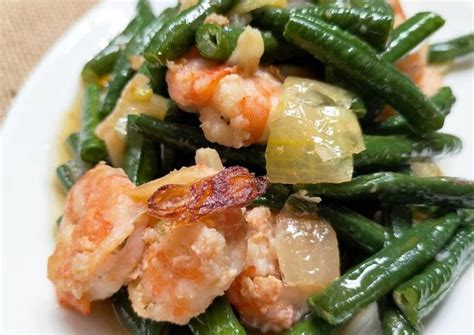 Resep Tumis Kacang Panjang Cah Udang Oleh Ferasty Cookpad