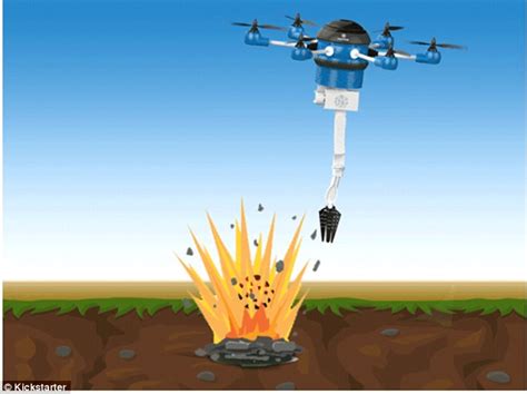 Land Mine Hunting Drone Aims To Rid The World Of Every Ground Explosive