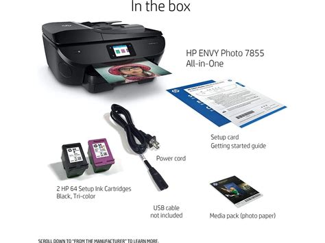 HP ENVY Photo 7855 Wireless All In One Color Inkjet Printer Newegg