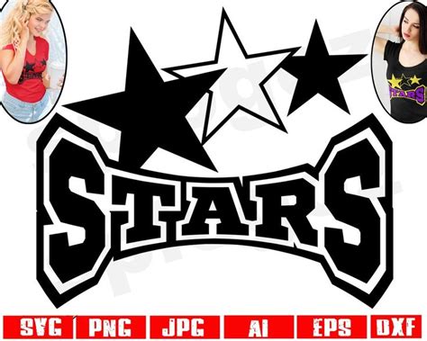 Stars Svg File Star Svg Stars Png Stars Mascot Svg School Spirit Logo