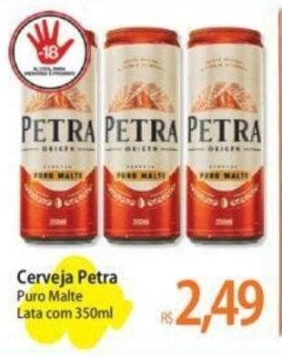 Cerveja Petra Puro Malte Lata Ml Oferta Na Atacad O