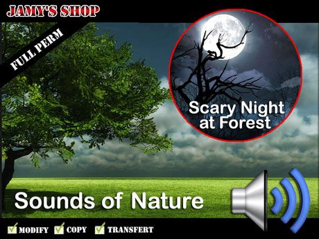 Second Life Marketplace - Sound - Scary night at forest FP