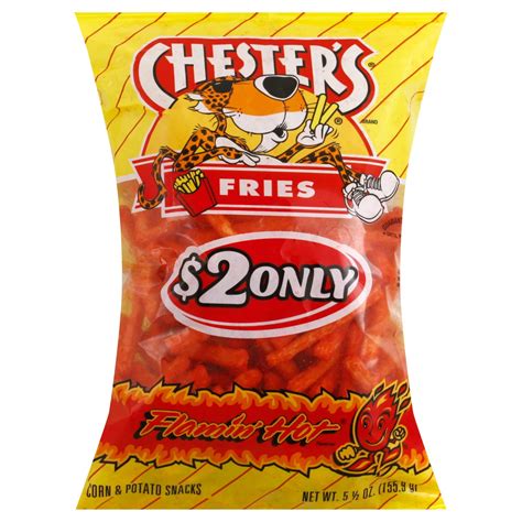 Chesters Flamin Hot Fries Shop Chips At H E B