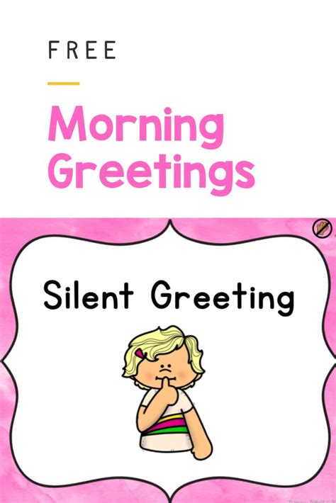 Free Morning Meeting Cards Including No Touch Greetings In 2020 First