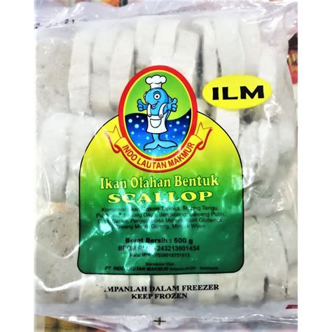 Jual Ilm Ikan Scallop Reg 500gr Shopee Indonesia