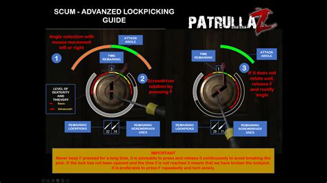 Steam Community Guide SCUM GUIDE ADVANCED LOCKPICKING Guía de