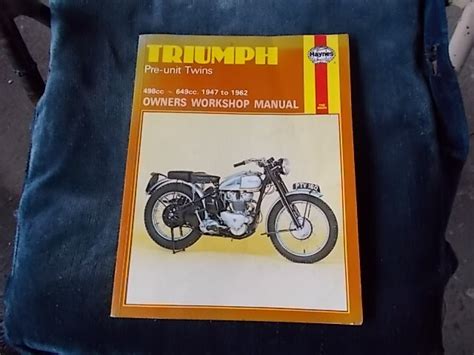 Yahoo Triumph Owner Workshop Manual Ple Unit Twins